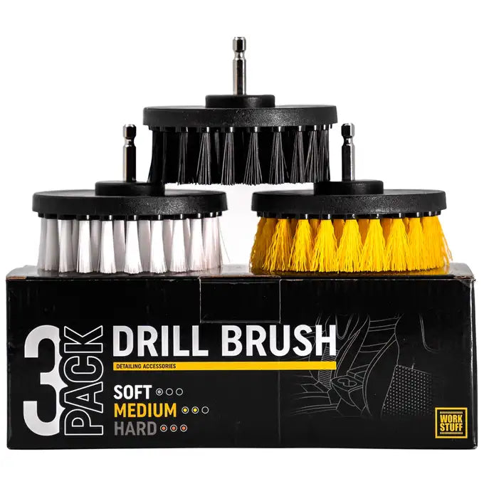Work Stuff Drill Brush 3-pack