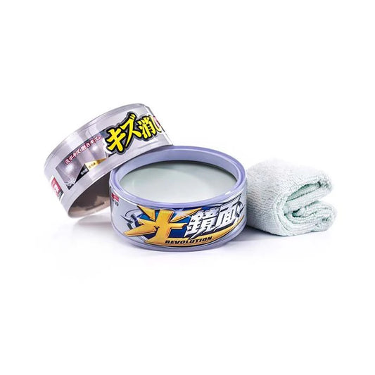 Soft99 New Scratch Clear Wax P & M (Mirror Finish) – Wosk Maskujący Rysy do Jasnych Lakierów