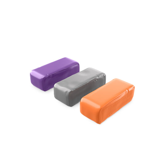 ADBL Clay Bar Rainbow Set – Zestaw 3 Glinek o Różnej Twardości