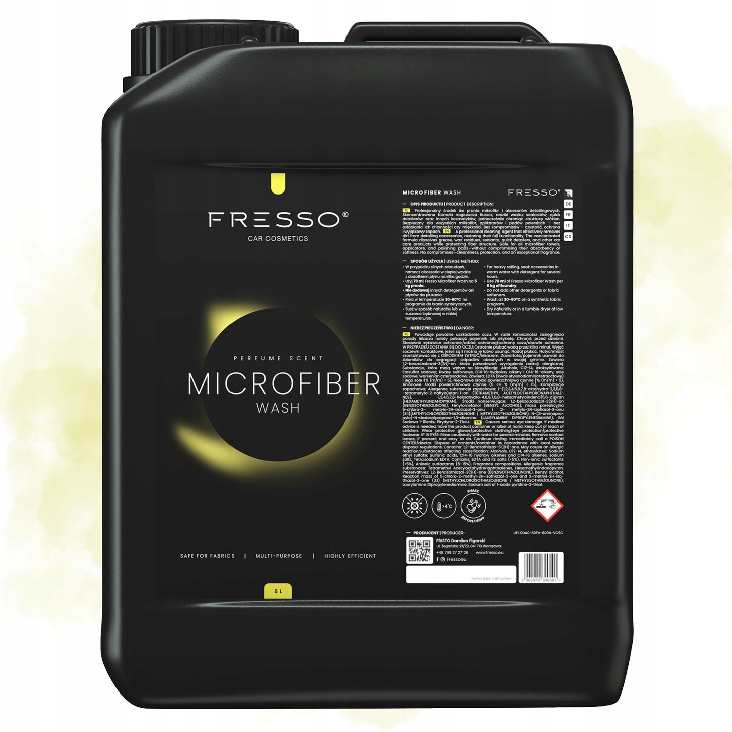 Fresso Microfiber Wash - Profesjonalny środek do prania mikrofibr