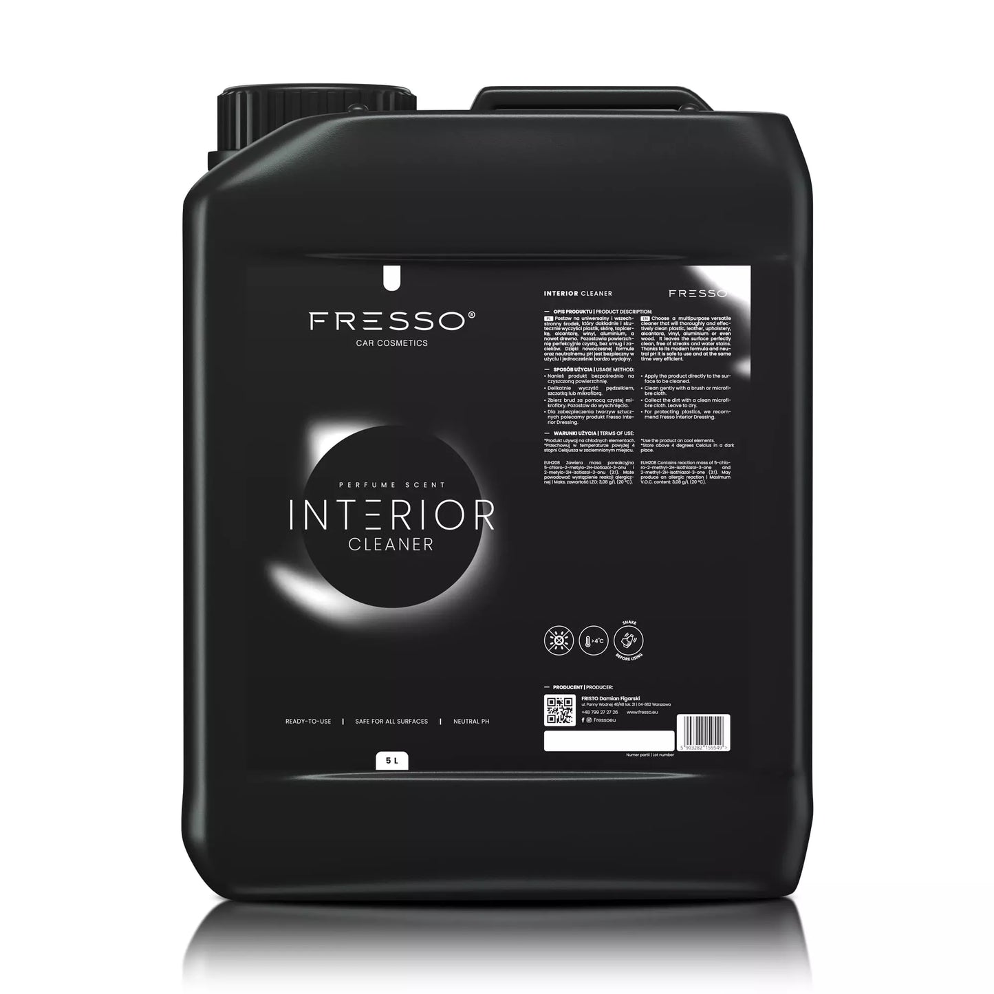 FRESSO Interior Cleaner – bezpieczny środek do plastiku, winylu i tapicerki