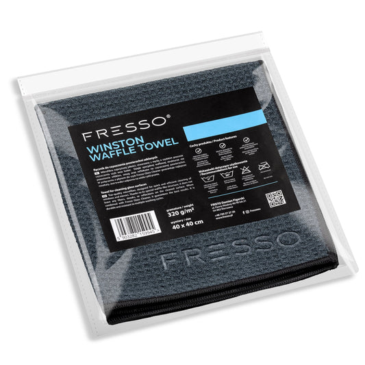Fresso Winston Waffle Towel 40×40 cm – mikrofibra waflowa do szyb & luster