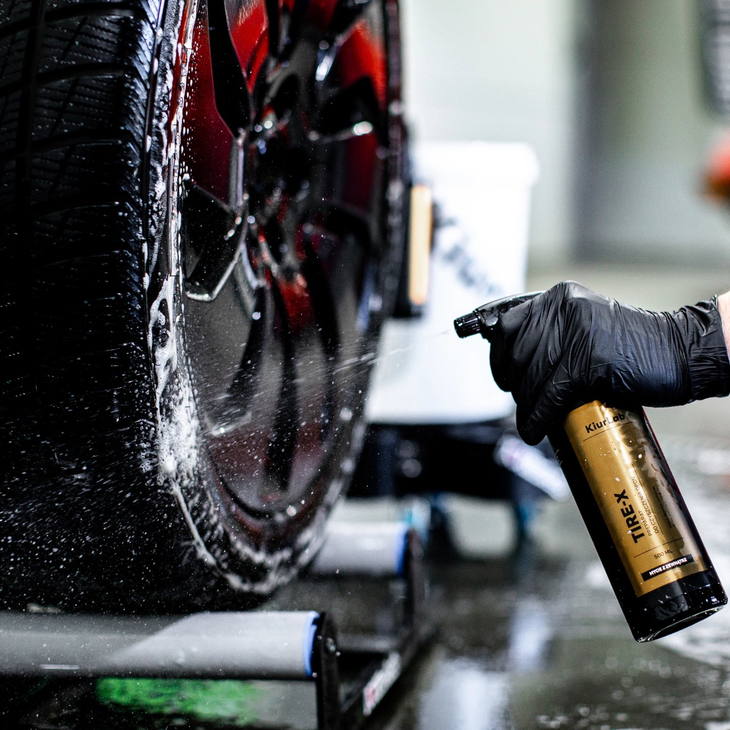 KiurLab TIRE-X – profesjonalny środek do czyszczenia opon