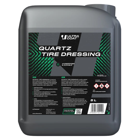 Ultracoat Quartz Tire Dressing – Dressing do opon z dodatkiem kwarcu, SiO2 5L