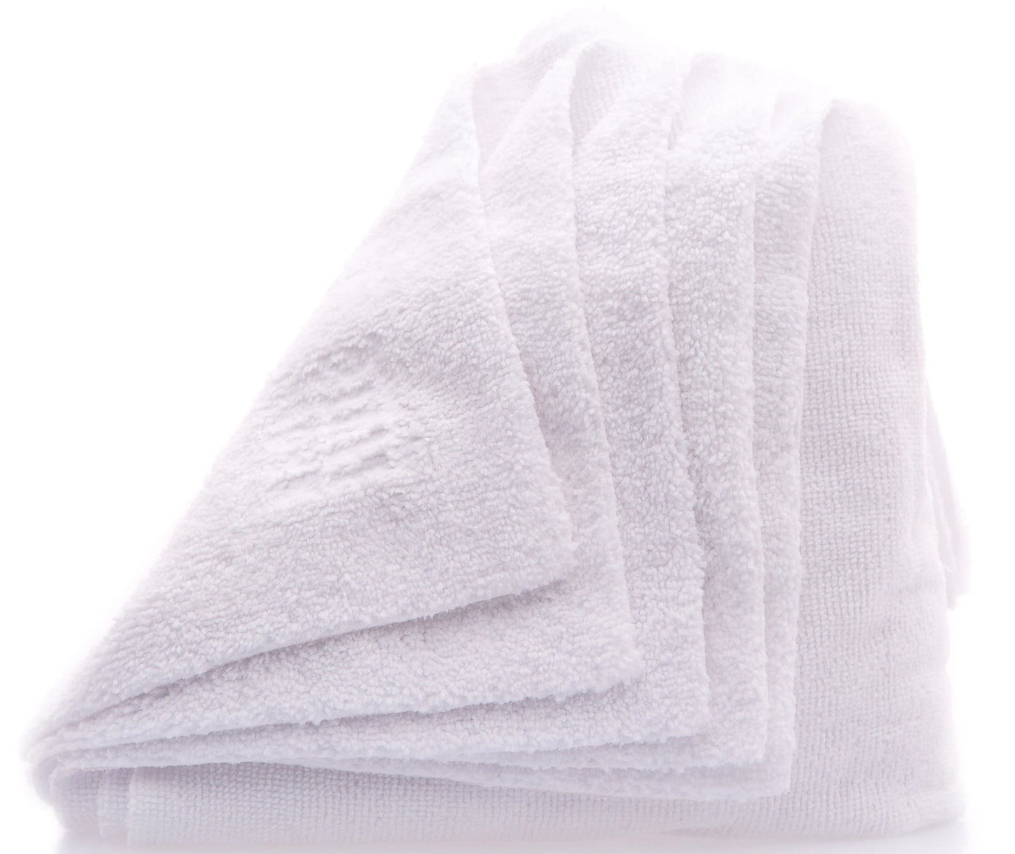 Work Stuff Gentleman Basic White – delikatna mikrofibra bez obszycia, 40x40cm, 350gsm