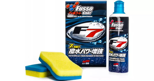 Soft99 Fusso Coat F7 All Colours 300 ml – płynna powłoka ochronna (do 7 miesięcy trwałości)