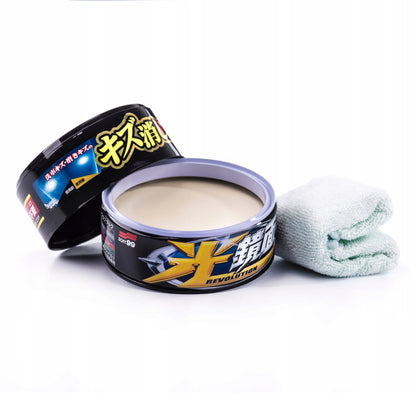 Soft99 New Scratch Clear Wax Dark – Wosk Maskujący Rysy do Ciemnych Lakierów