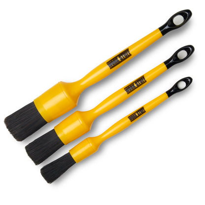 Work Stuff Detailing Black 3-pack – zestaw pędzelków detailingowych do najcięższych zabrudzeń