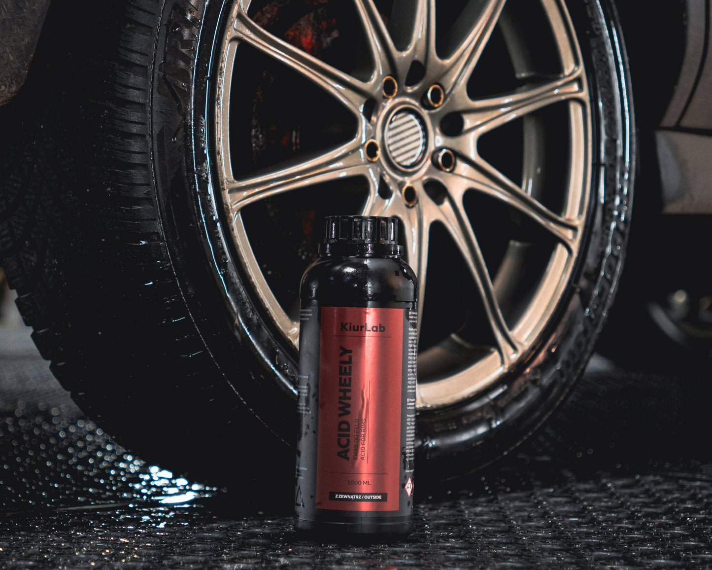 KiurLab ACID WHEELY 1L  – mocny kwasowy środek do czyszczenia felg