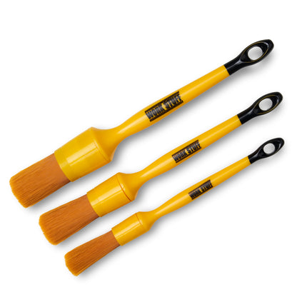 Work Stuff Detailing Albino Orange 3-pak – zestaw niezwykle delikatnych pędzelków detailingowych