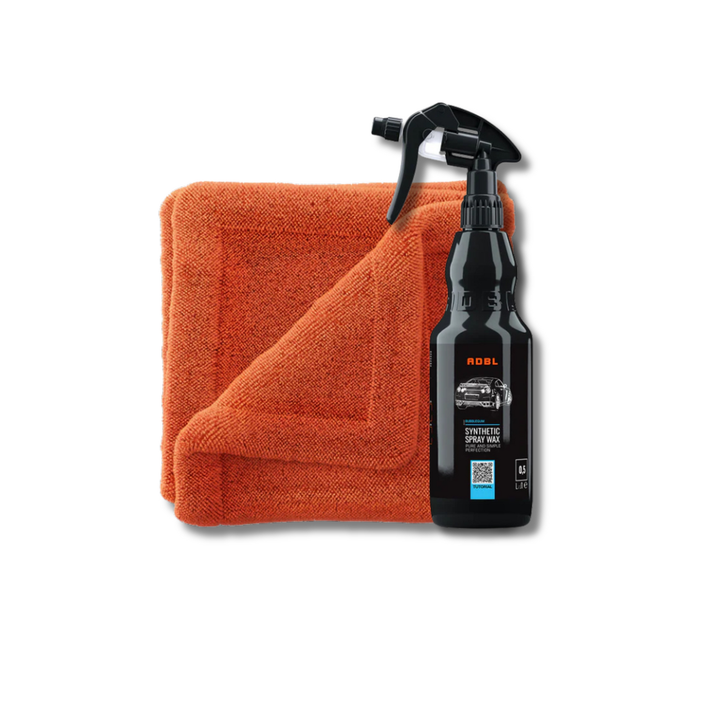 Synthetic Spray Wax + ADBL Double Mini Twisted Towel - Zestaw do Pielęgnacji Lakieru