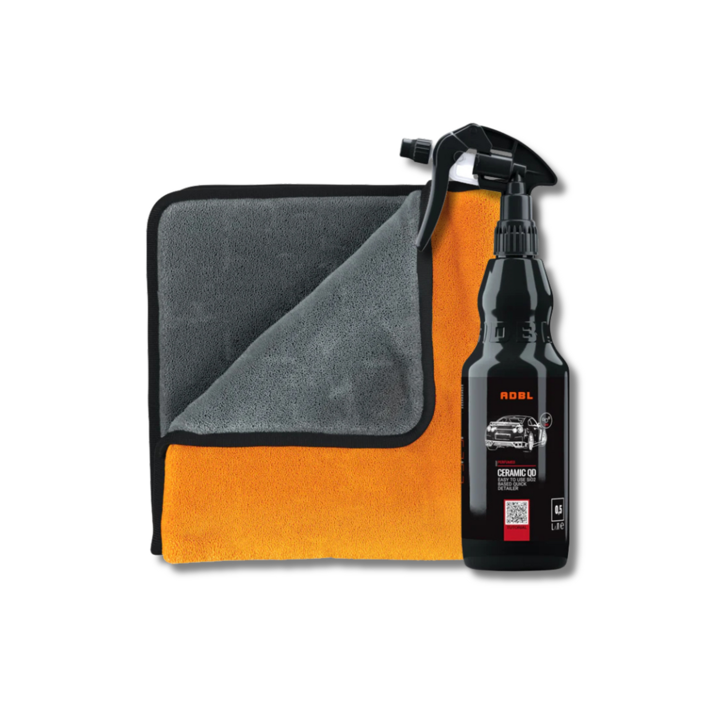 ADBL Ceramic QD + Puffy Towel – Zestaw błyskawicznego zabezpieczenia lakieru