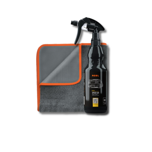 Quick Detailer Speed QD + Mini Twisted Towel - Zestaw do zabezpieczenia  lakieru