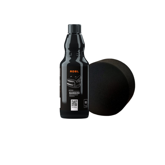 ADBL Blackouter + Soft Pad – Zestaw do Ochrony i Odświeżenia Plastików