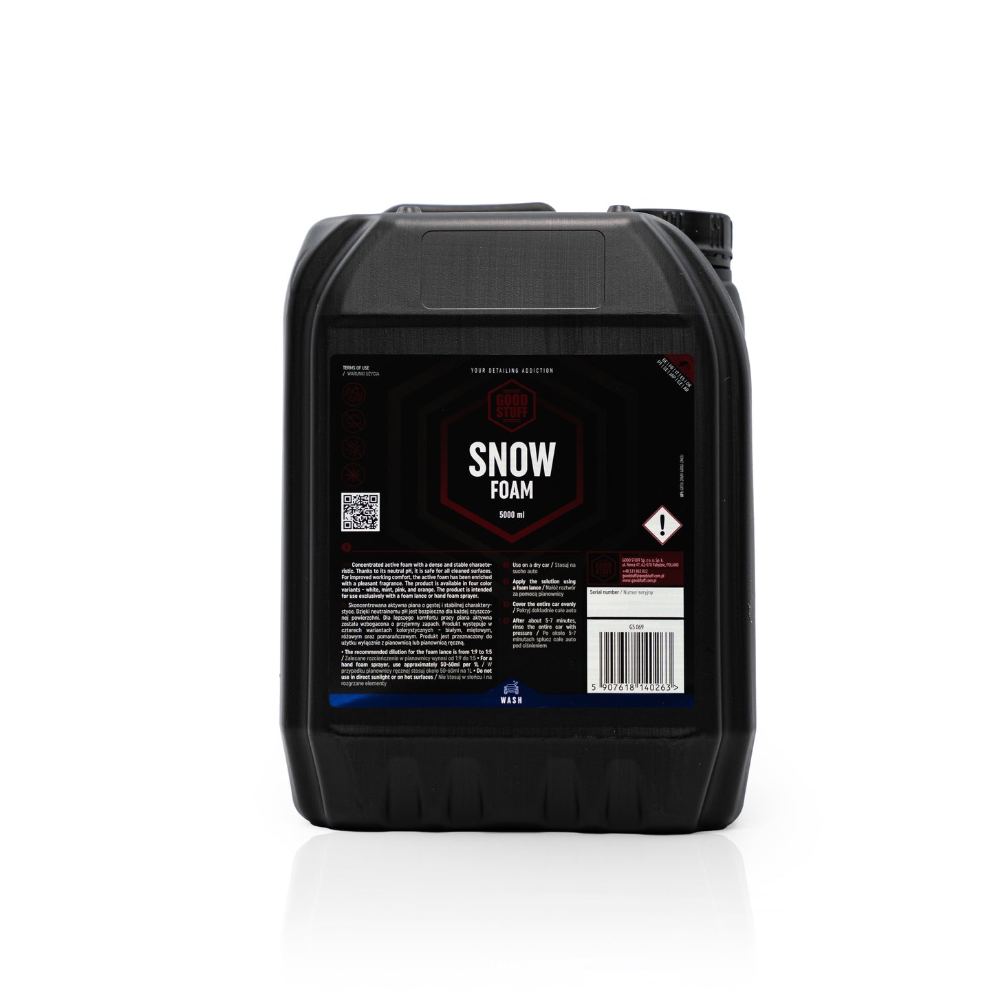 Good Stuff Snow Foam – piana aktywna o neutralnym pH, przyjemny zapach