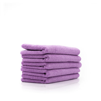 Work Stuff Worker Purple 5-pack – delikatna mikrofibra bez obszycia 40×40 cm, 320 gsm