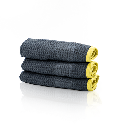 Work Stuff Zephyr Waffle Towel 3-Pack – zestaw trzech ręczników waflowych do czyszczenia szyb, 35x35cm