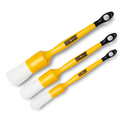 Work Stuff Detailing Albino 3-pak – zestaw niezwykle delikatnych pędzelków detailingowych