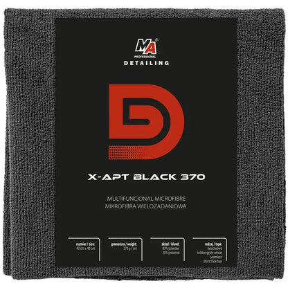 Ma X-APT Black - wszechstronna mikrofibra 40x40cm