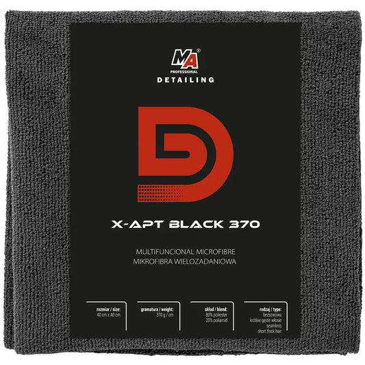 Ma X-APT Black - wszechstronna mikrofibra 40x40cm