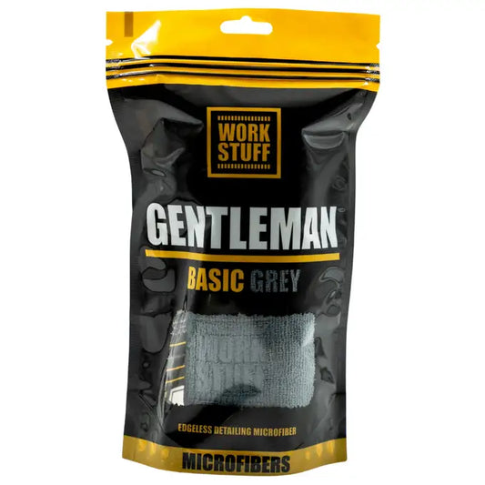 Work Stuff Gentleman Basic Dark Grey – delikatna mikrofibra bez obszycia, 40x40cm, 350gsm