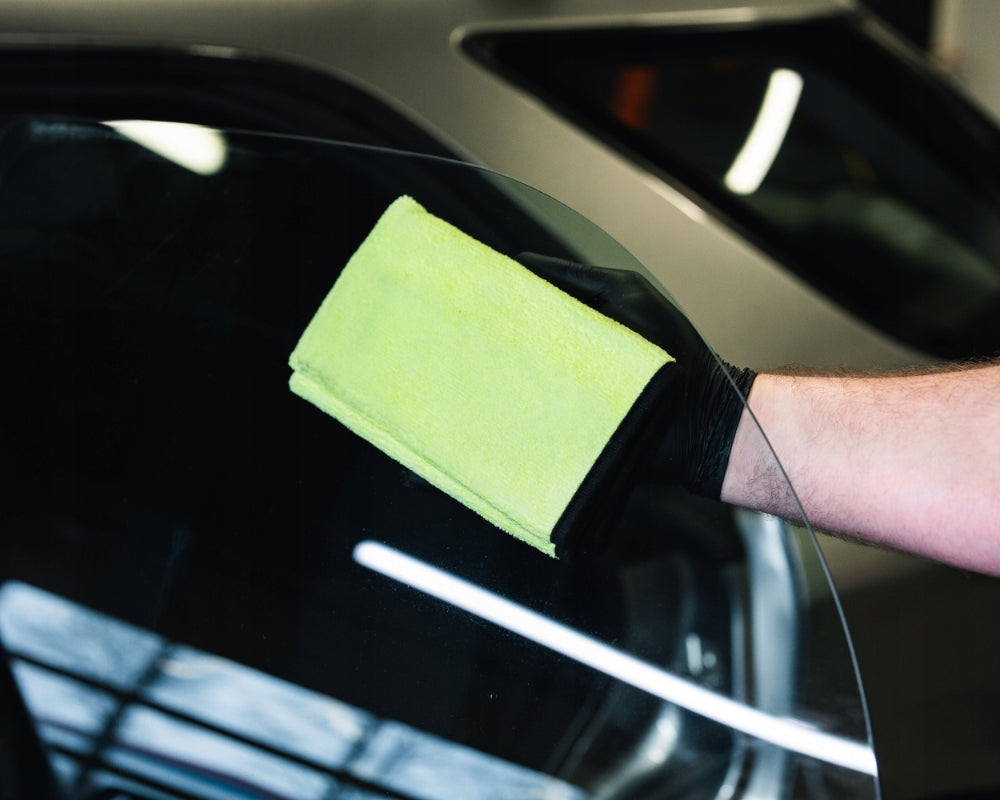 ADBL Yellowstone – Dwustronna mikrofibra do szyb i luster 40×40 cm