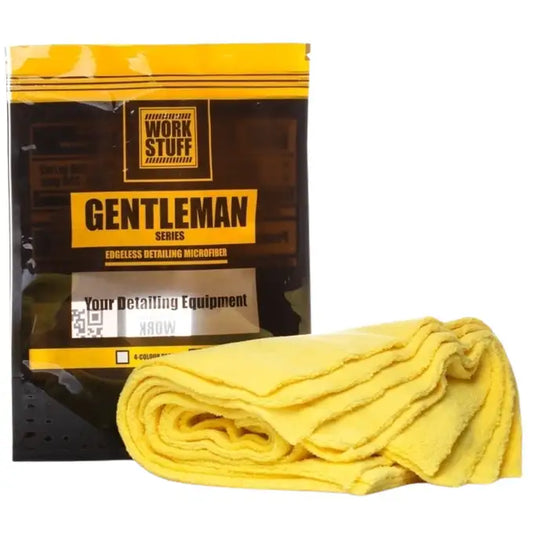 Work Stuff Gentleman Basic 5-Pack Yellow – delikatna mikrofibra bez obszycia, 40x40cm, 350gsm, 5 sztuk